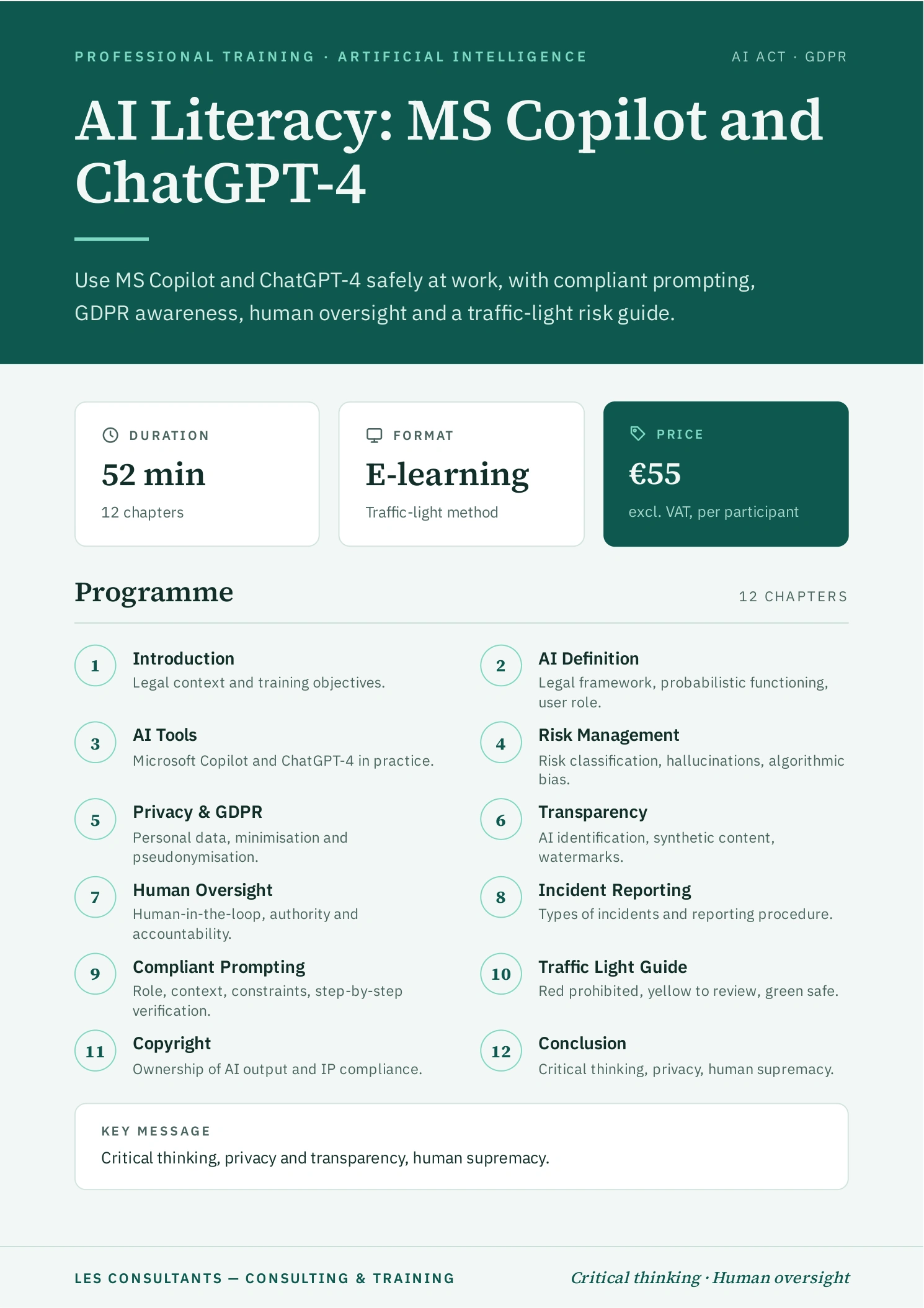 AI Literacy: MS Copilot and ChatGPT-4