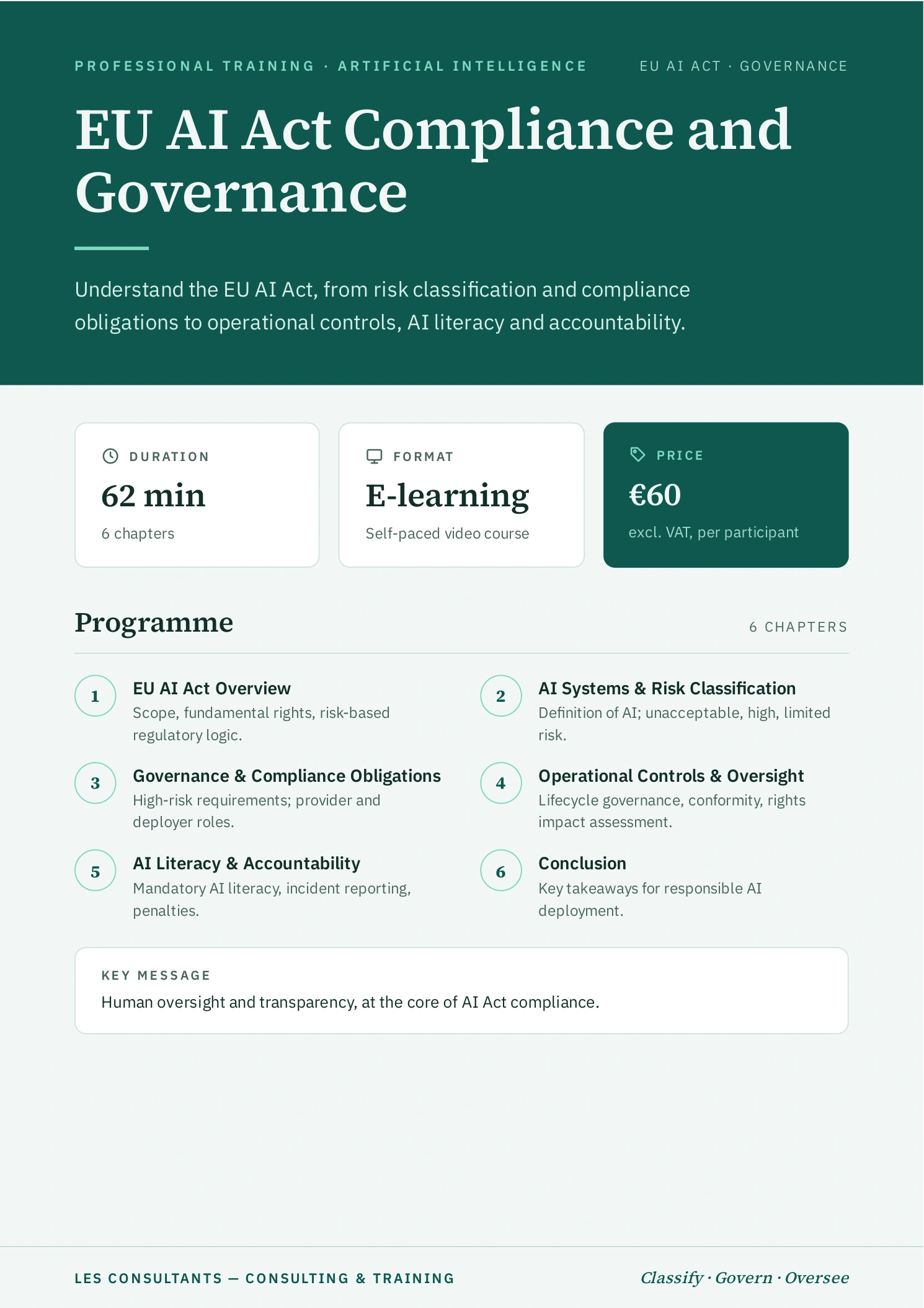 EU AI Act Compliance and Governance